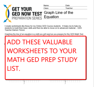 GED Math Worksheets